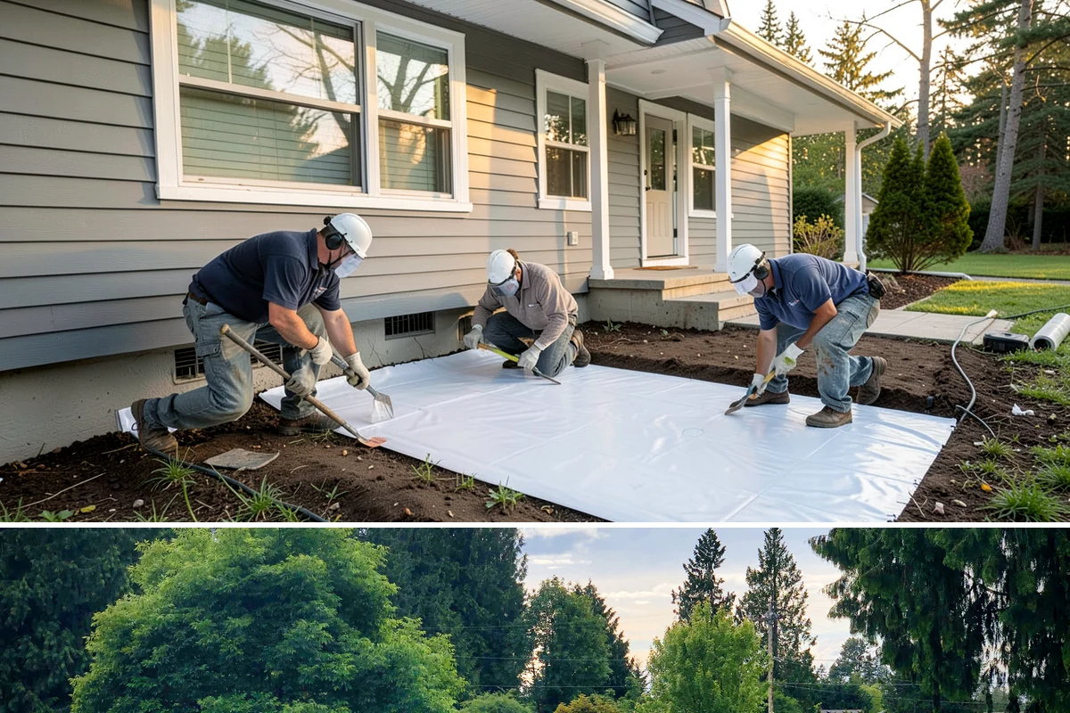 Townhome Construction in Bonney Lake, Pierce County, WA - Foundation and framing for the row are scheduled through summer so each unit is dried-in ahead of winter weather.
