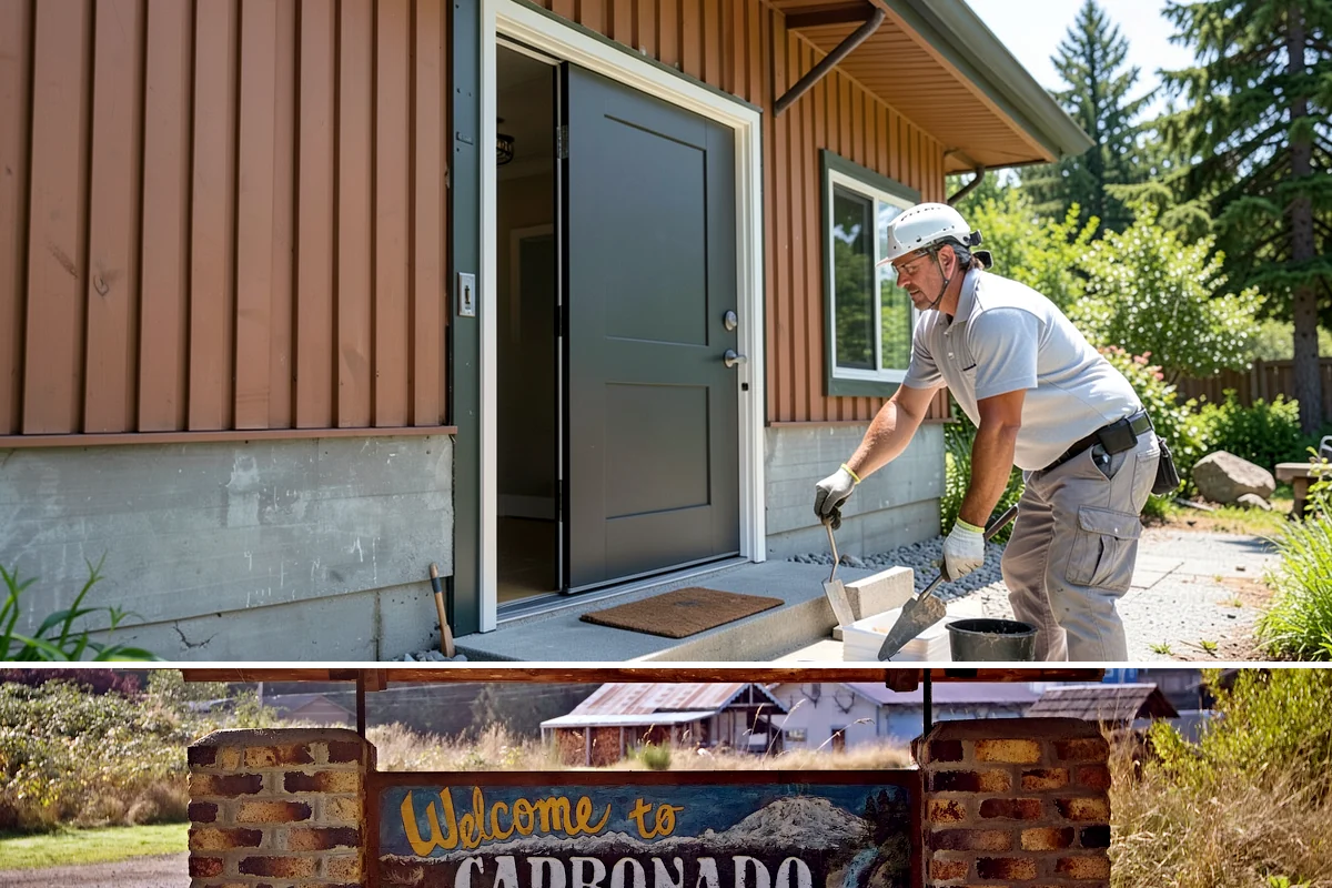 Townhome Construction in Carbonado, Pierce County, WA - Foundation and framing for the row are scheduled through summer so each unit is dried-in ahead of winter weather.