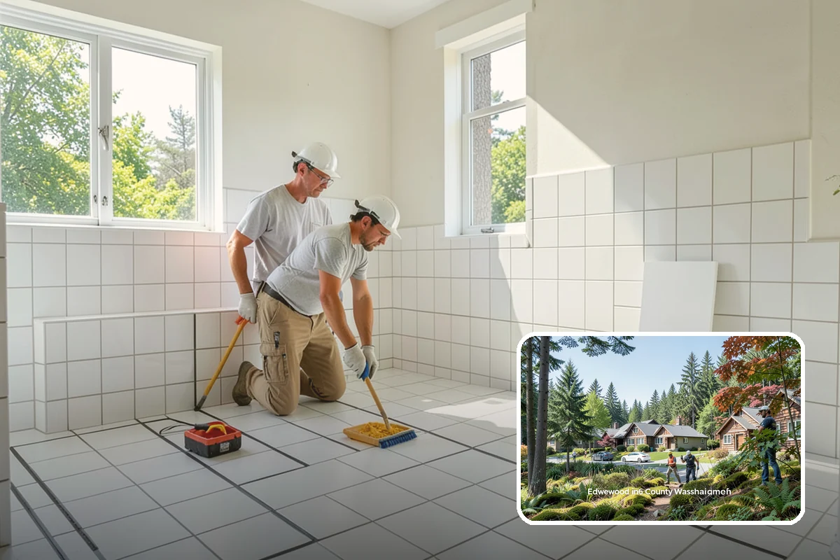 Townhome Construction in Edgewood, Pierce County, WA - Efficient land use for infill development