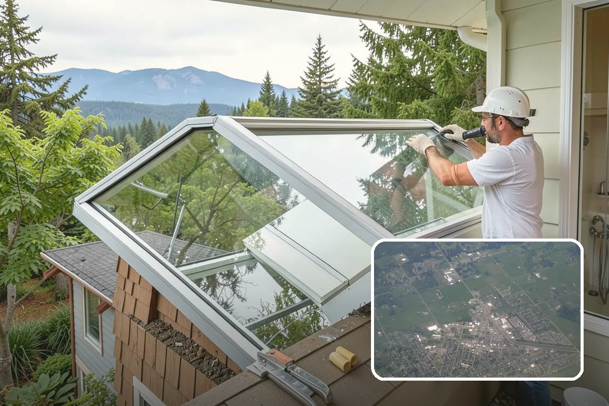 Townhome Construction in Enumclaw, King County, WA - Efficient land use for infill development