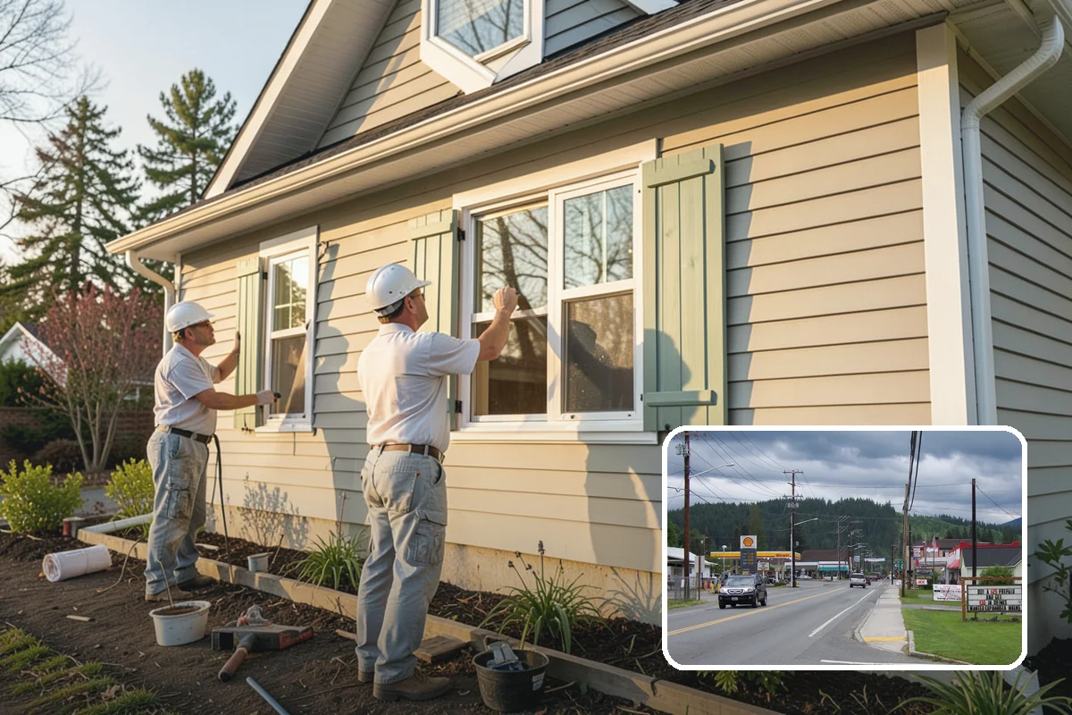 Townhome Construction in Granite Falls, Snohomish County, WA - Efficient land use for infill development