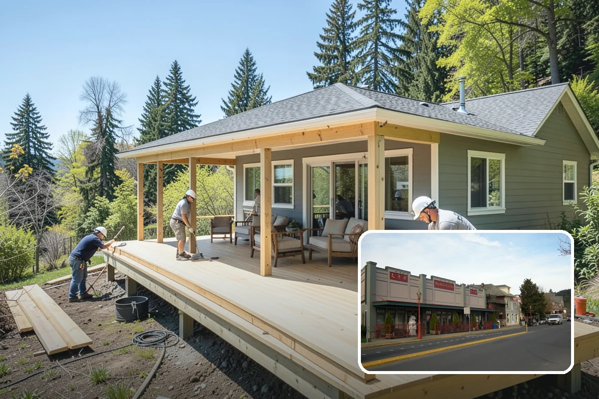 Townhome Construction in Issaquah, King County, WA - Efficient land use for infill development