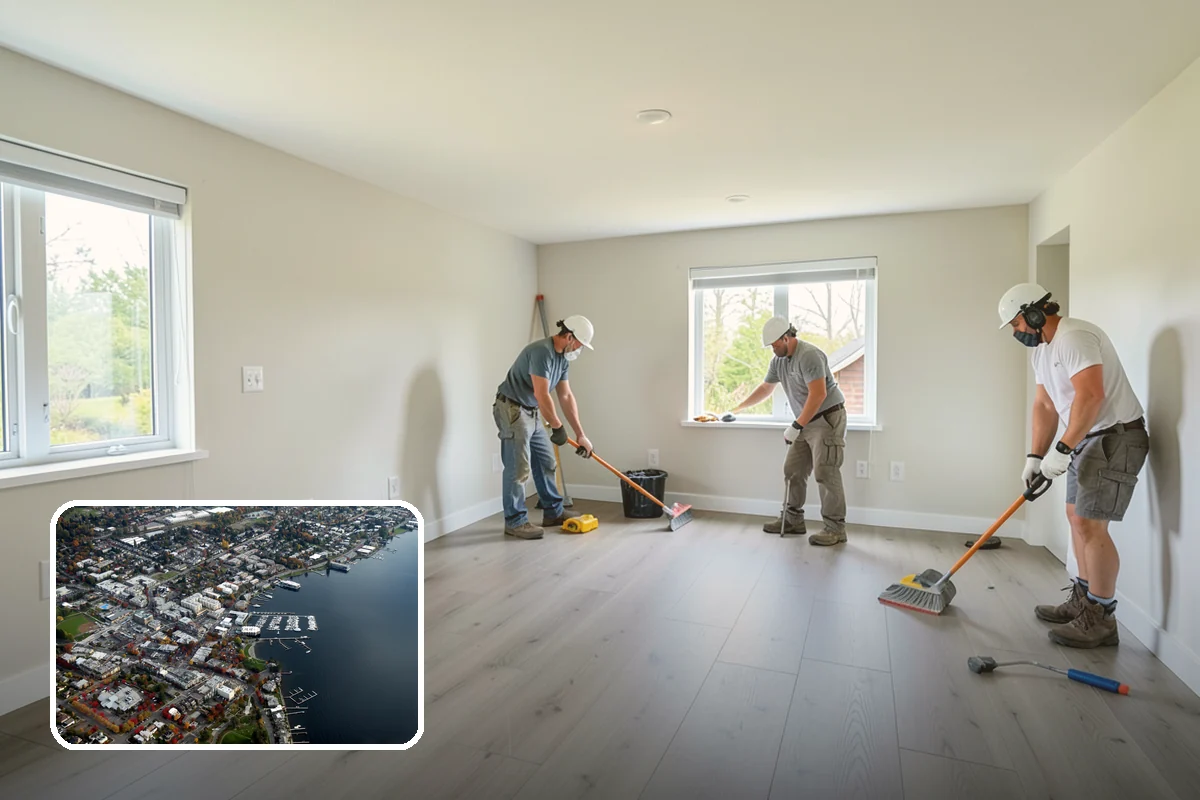 Townhome Construction in Kirkland, King County, WA - Efficient land use for infill development