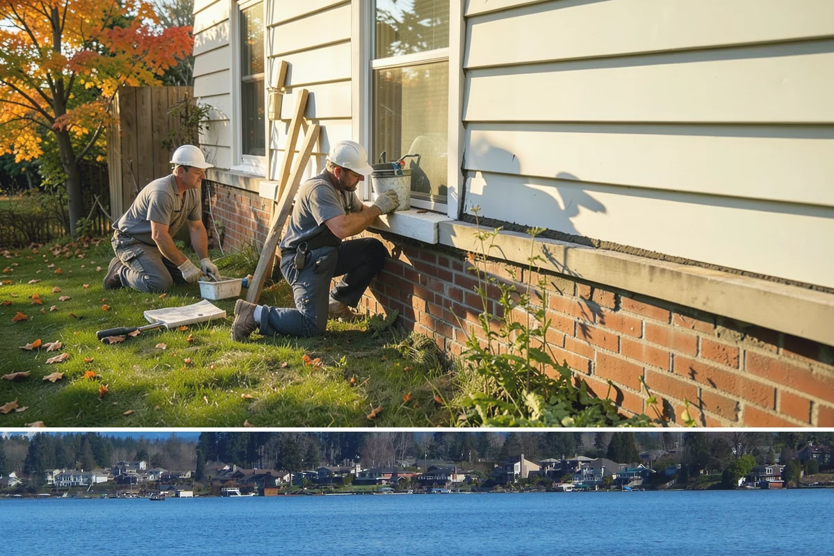 Townhome Construction in Lake Stevens, Snohomish County, WA - Foundation and framing for the row are scheduled through summer so each unit is dried-in ahead of winter weather.
