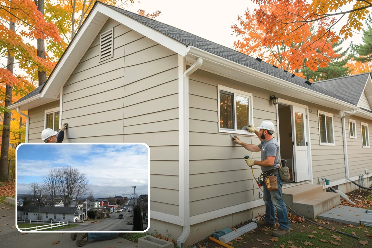 Townhome Construction in Langley, Island County, WA - Efficient land use for infill development