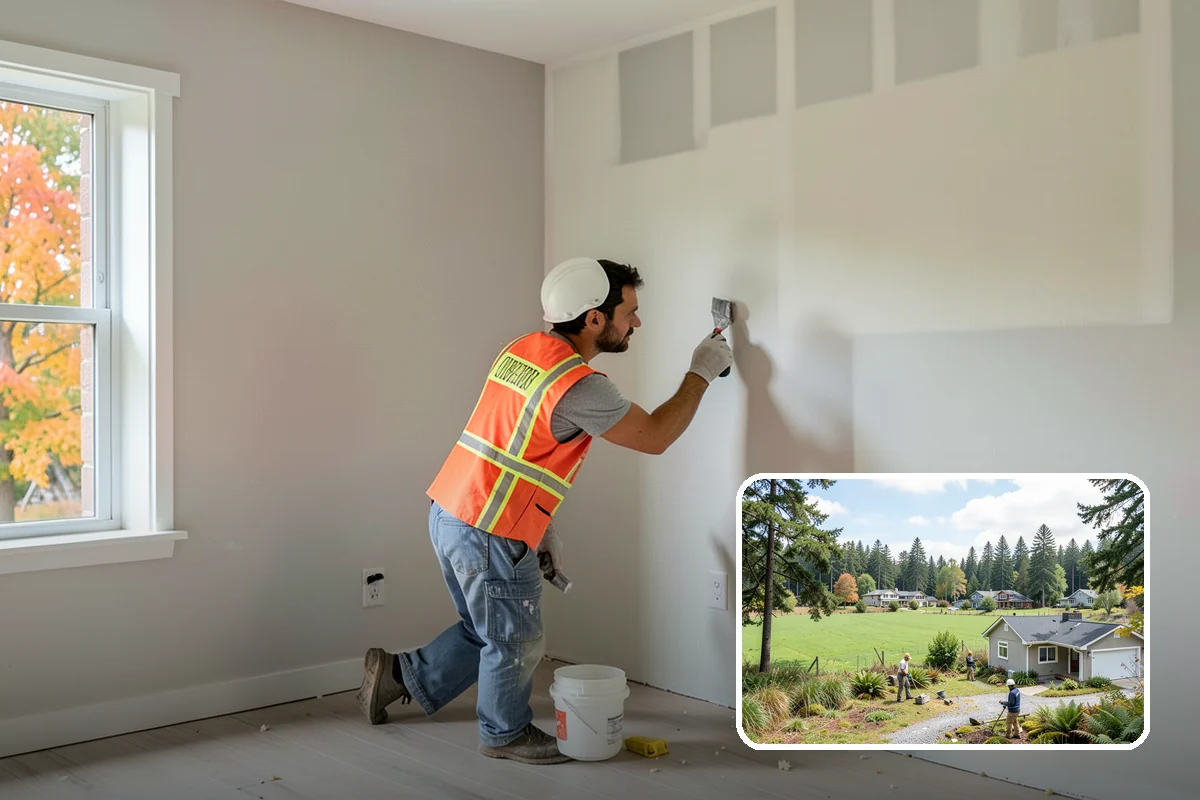 Townhome Construction in Lyman, Skagit County, WA - Efficient land use for infill development