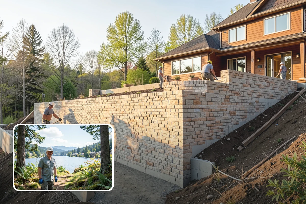 Townhome Construction in Milton, King County, WA - Efficient land use for infill development