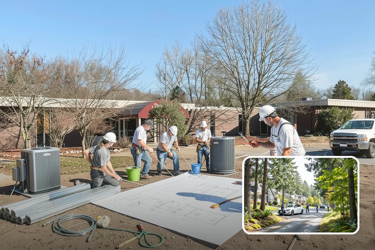 Townhome Construction in Normandy Park, King County, WA - Efficient land use for infill development