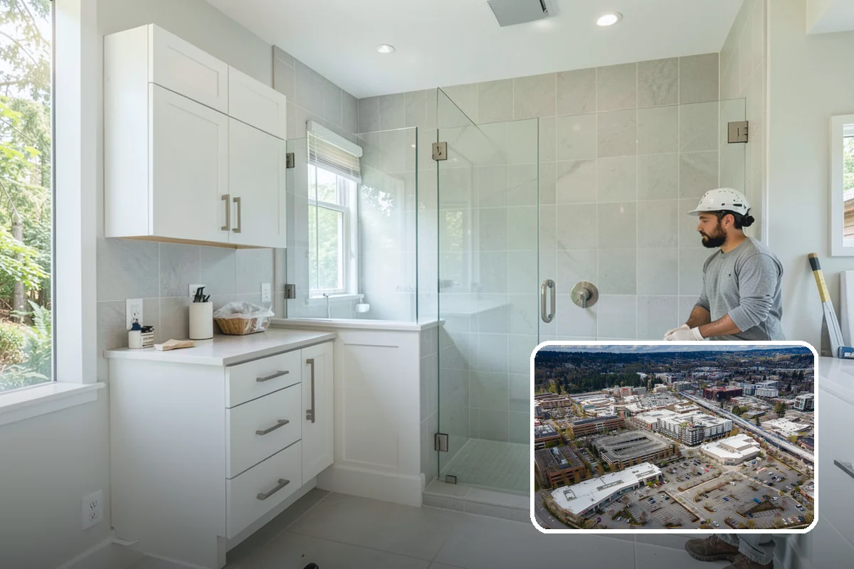 Townhome Construction in Redmond, King County, WA - Efficient land use for infill development
