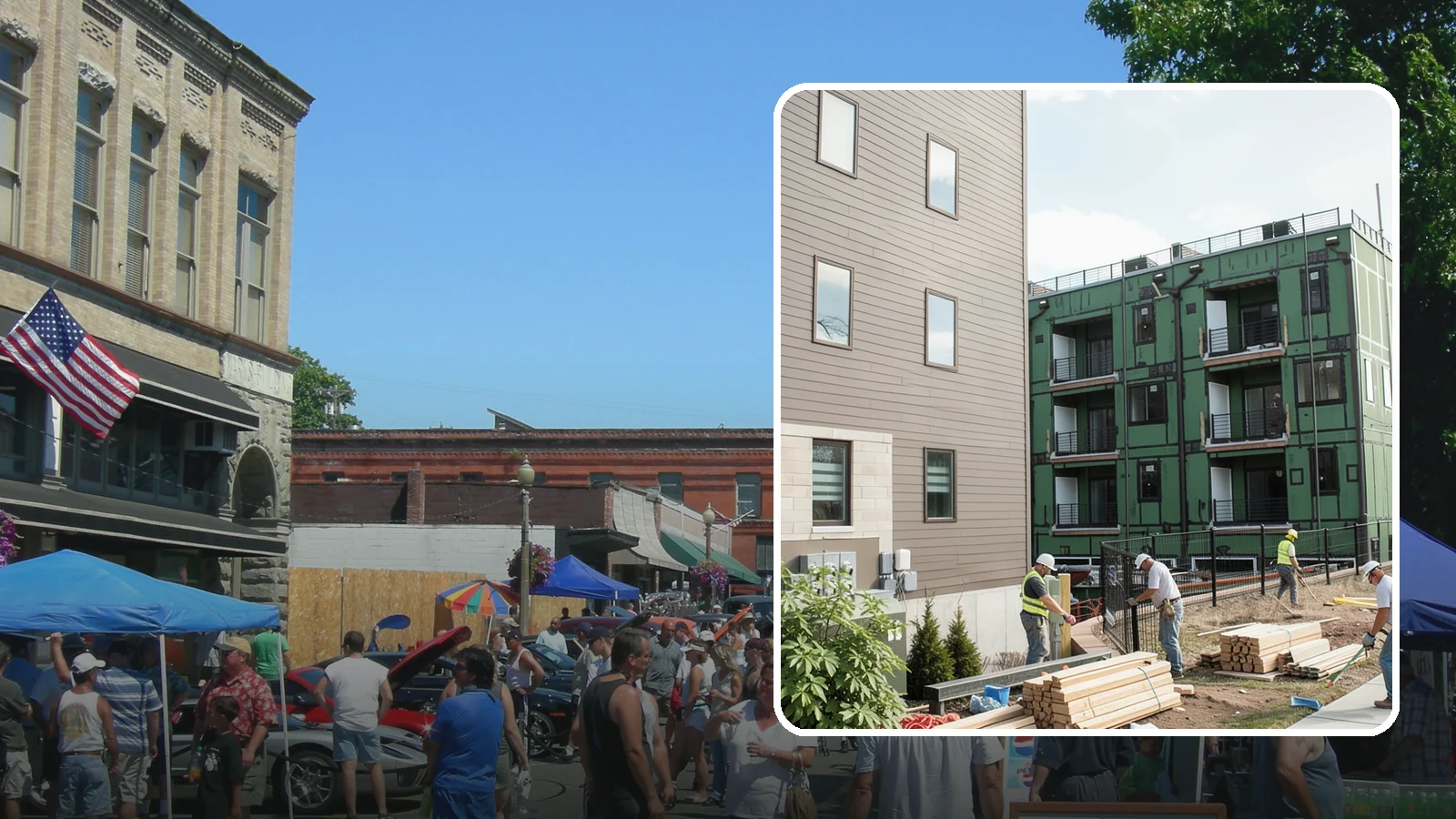 Townhome Construction in Snohomish, Snohomish County, WA - Multi-unit attached townhomes designed for efficient urban and suburban infill.