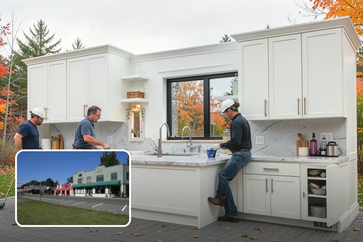 Townhome Construction in Snoqualmie, King County, WA - Efficient land use for infill development