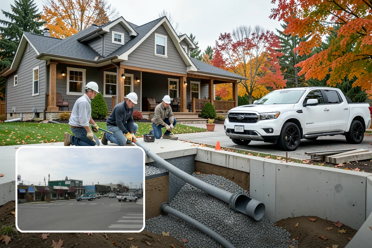 Townhome Construction in Stanwood, Snohomish County, WA - Efficient land use for infill development