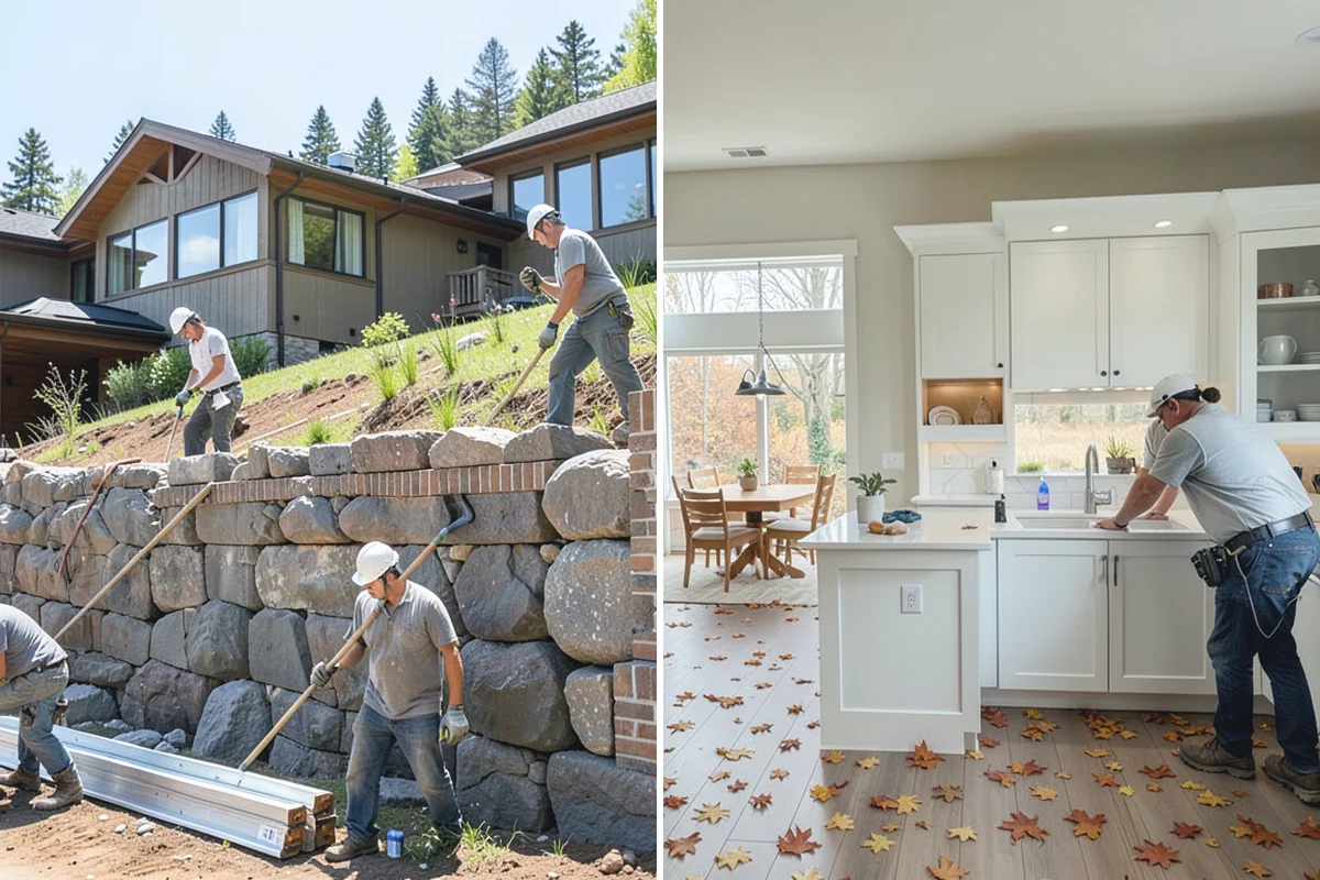 Townhome Construction in Woodinville, King County, WA - Lay out the units, parking, and stormwater plan