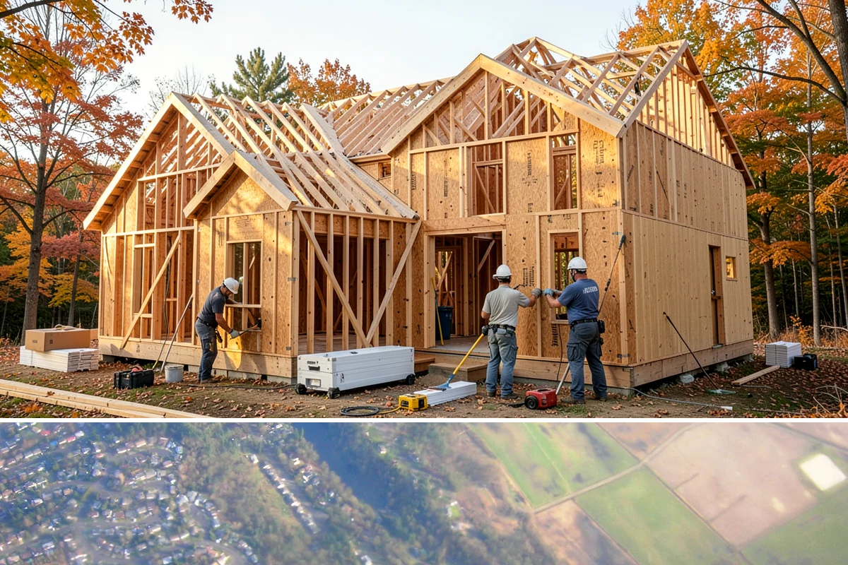 Transom Window Installation in Algona, King County, WA - Transom installs that open the exterior wall are best scheduled during drier weather to keep framing protected.