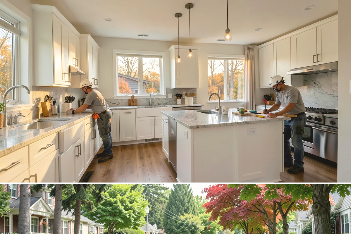 Transom Window Installation in Beaux Arts Village, King County, WA - Transom installs that open the exterior wall are best scheduled during drier weather to keep framing protected.