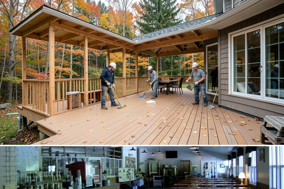 Transom Window Installation in Black Diamond, King County, WA - Transom installs that open the exterior wall are best scheduled during drier weather to keep framing protected.