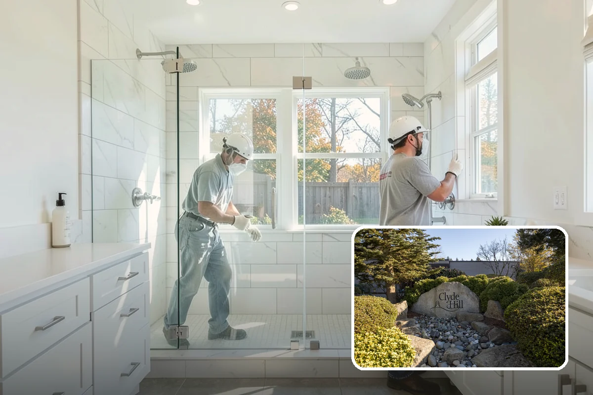 Transom Window Installation in Clyde Hill, King County, WA - Extra daylight above doors and windows