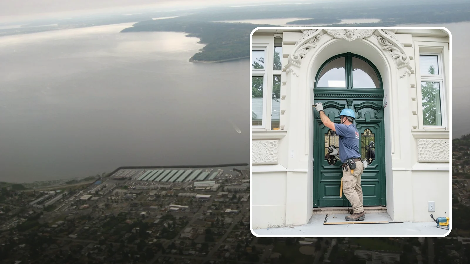 Transom Window Installation in Des Moines, King County, WA - Installing decorative transom windows above doors or windows to add daylight and architectural character.