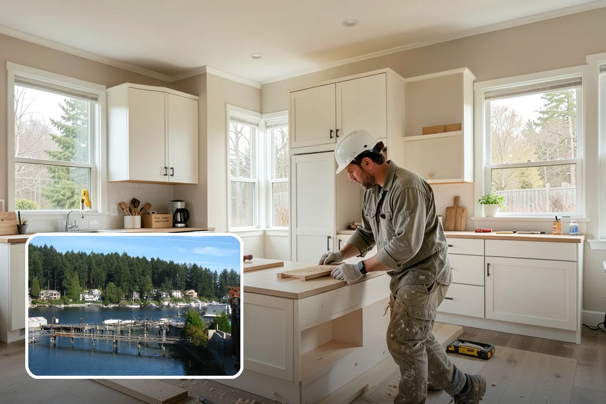 Transom Window Installation in Gig Harbor, Pierce County, WA - Extra daylight above doors and windows