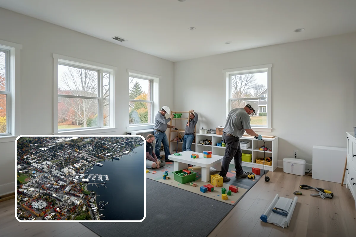 Transom Window Installation in Kirkland, King County, WA - Extra daylight above doors and windows