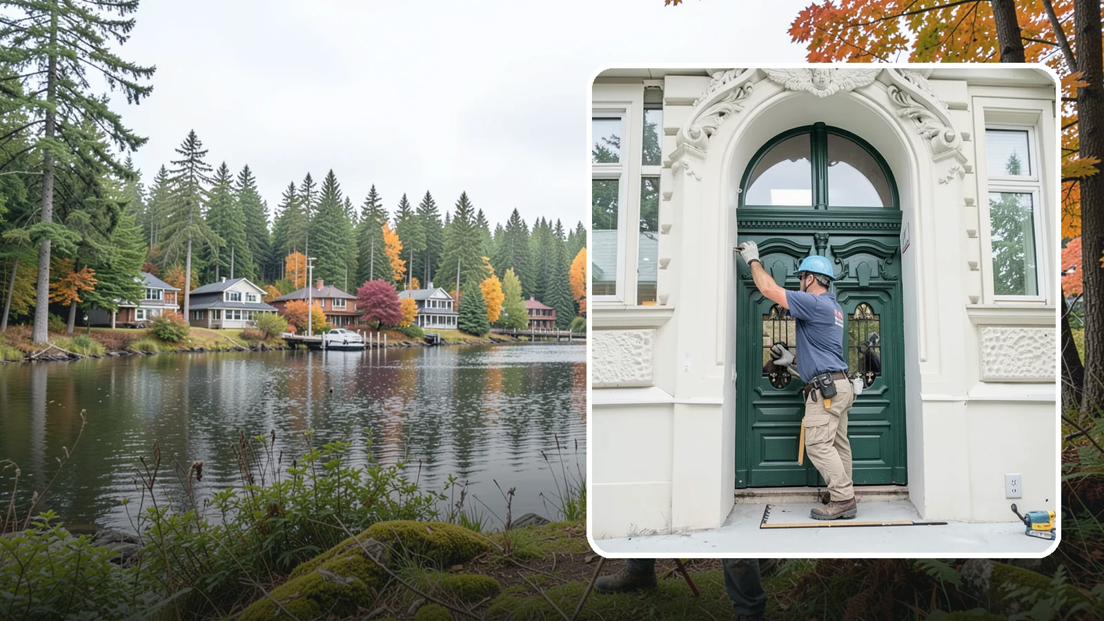 Transom Window Installation in La Conner, Skagit County, WA - Installing decorative transom windows above doors or windows to add daylight and architectural character.
