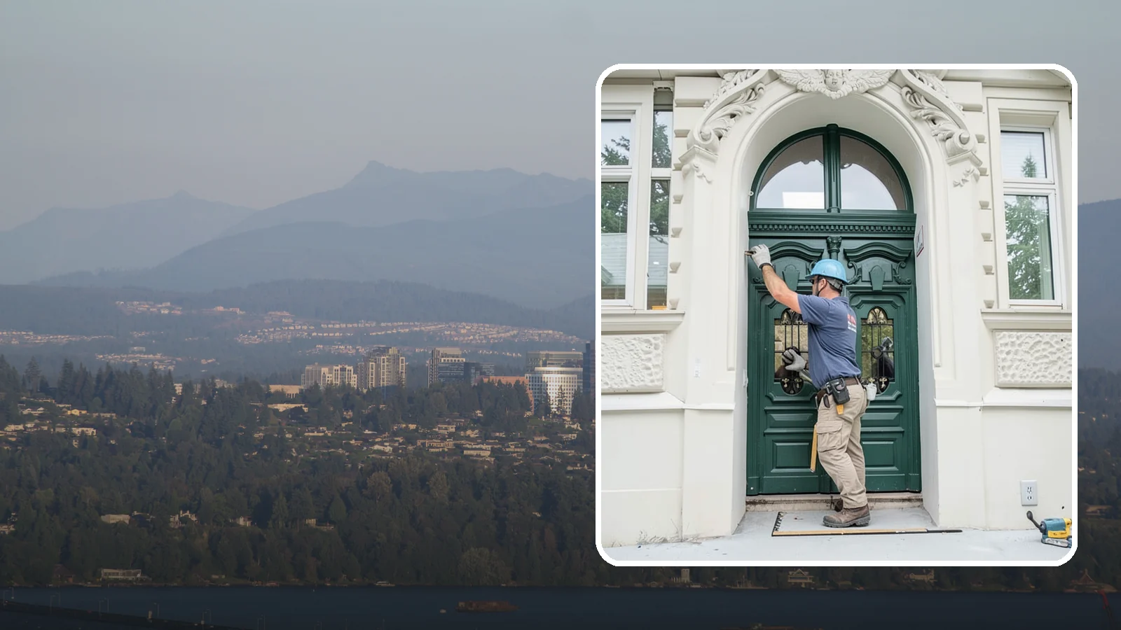 Transom Window Installation in Medina, King County, WA - Installing decorative transom windows above doors or windows to add daylight and architectural character.