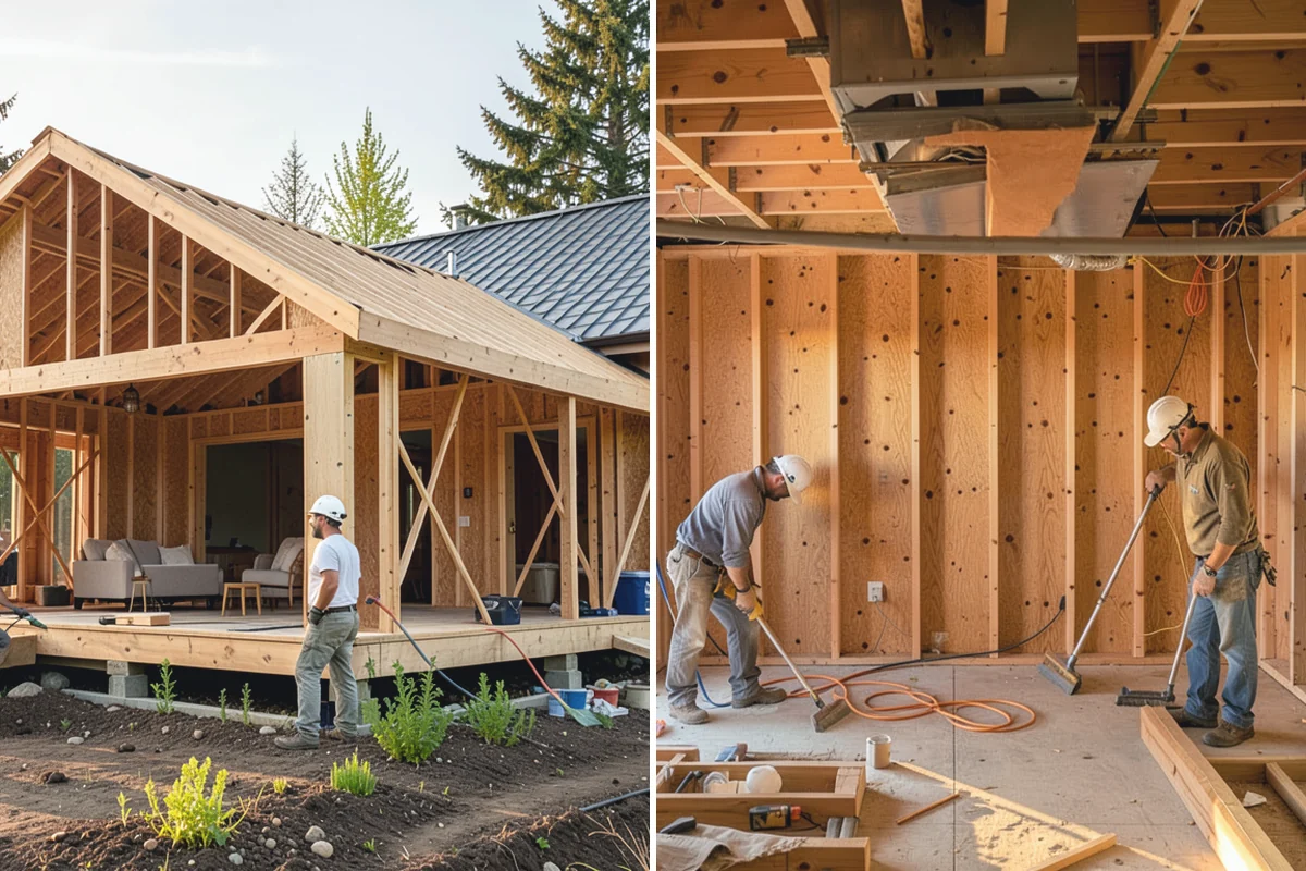 Transom Window Installation in Roy, Pierce County, WA - Design the transom and confirm header framing