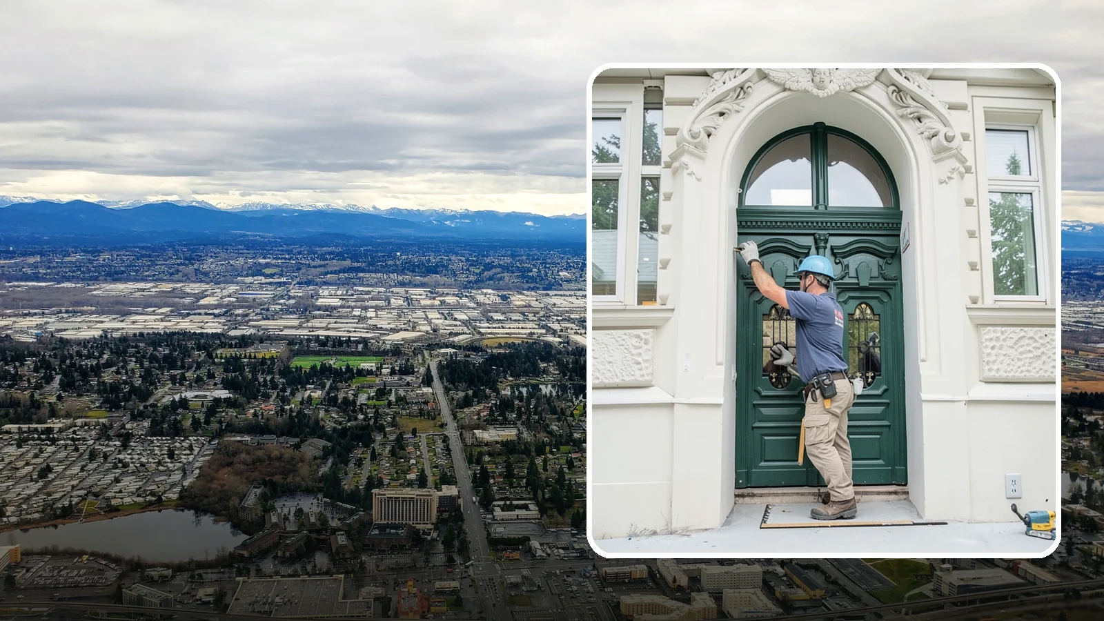Transom Window Installation in SeaTac, King County, WA - Installing decorative transom windows above doors or windows to add daylight and architectural character.