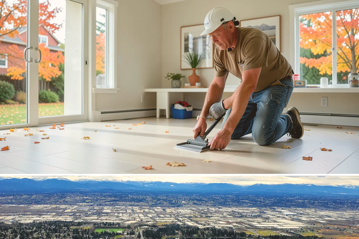 Transom Window Installation in SeaTac, King County, WA - Transom installs that open the exterior wall are best scheduled during drier weather to keep framing protected.