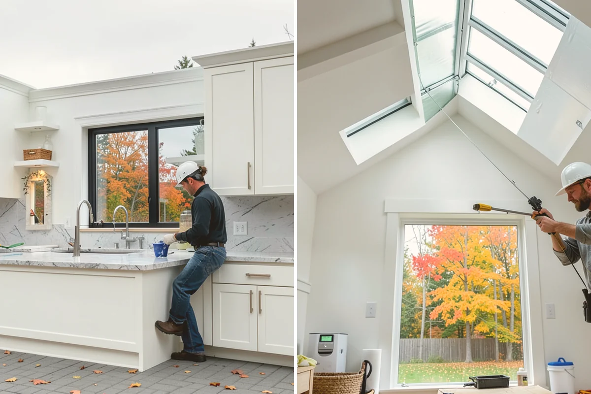 Transom Window Installation in Stanwood, Snohomish County, WA - Design the transom and confirm header framing