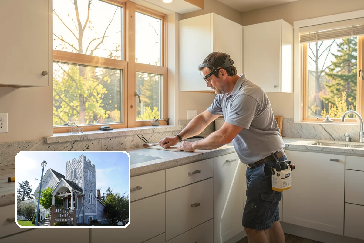 Transom Window Installation in Steilacoom, Pierce County, WA - Extra daylight above doors and windows