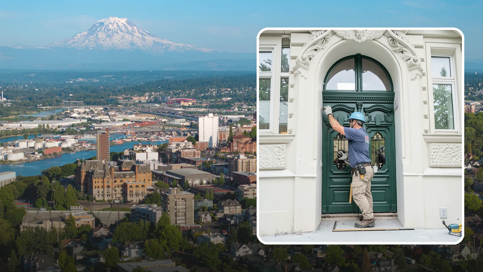 Transom Window Installation in Tacoma, Pierce County, WA - Installing decorative transom windows above doors or windows to add daylight and architectural character.