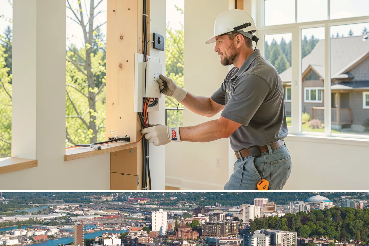 Transom Window Installation in Tacoma, Pierce County, WA - Transom installs that open the exterior wall are best scheduled during drier weather to keep framing protected.