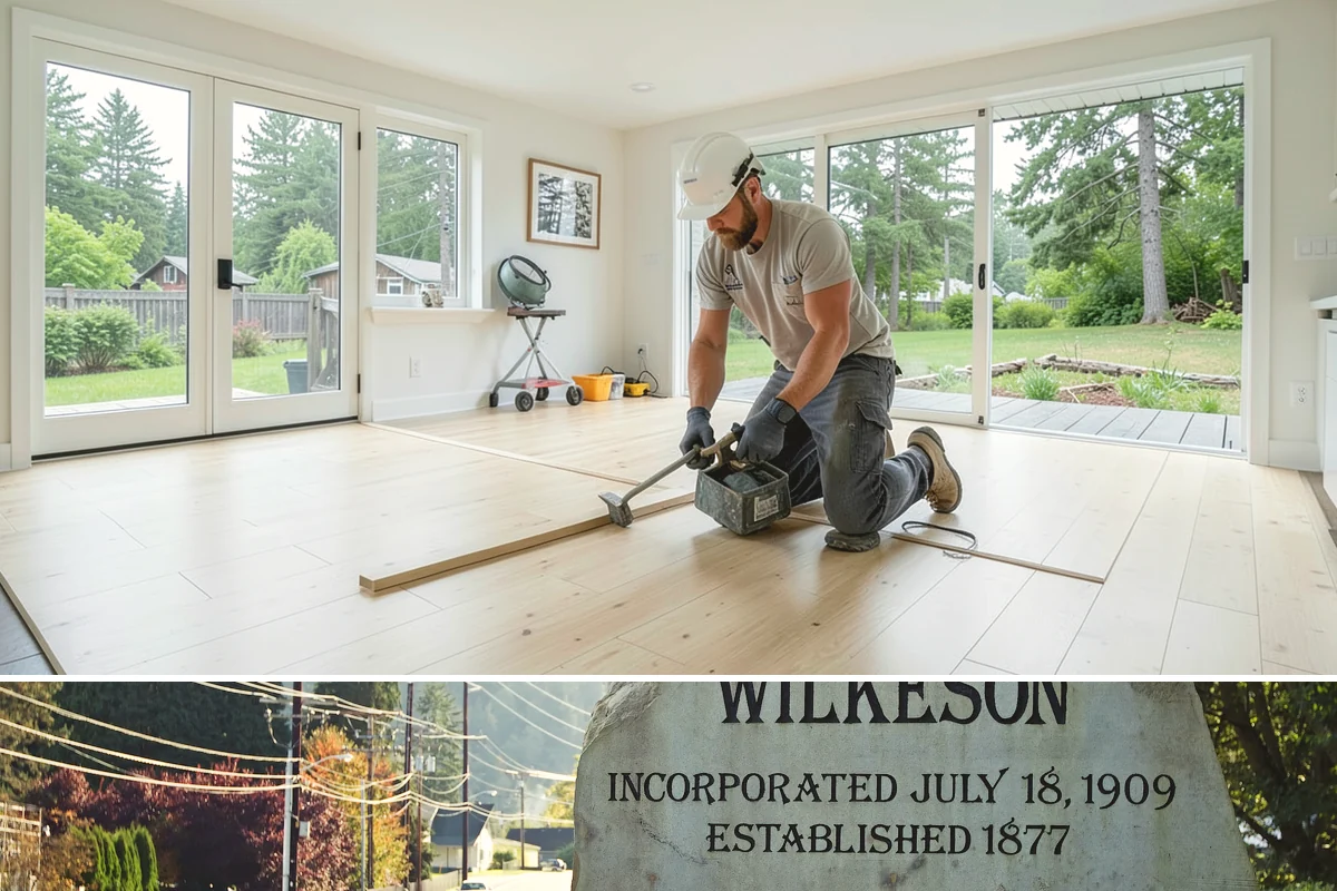 Transom Window Installation in Wilkeson, Pierce County, WA - Transom installs that open the exterior wall are best scheduled during drier weather to keep framing protected.