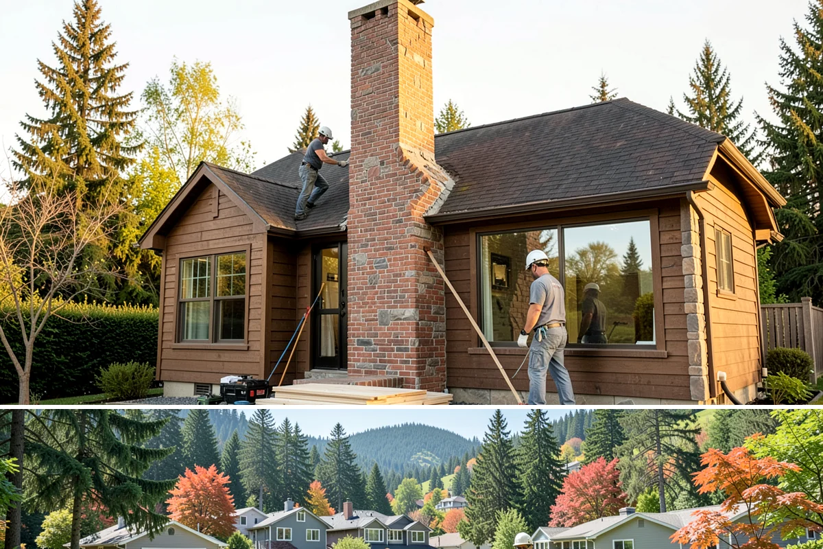 Trash Pull-Out Installation in Fircrest, Pierce County, WA - Interior cabinet upgrades install cleanly in any season with no weather considerations.