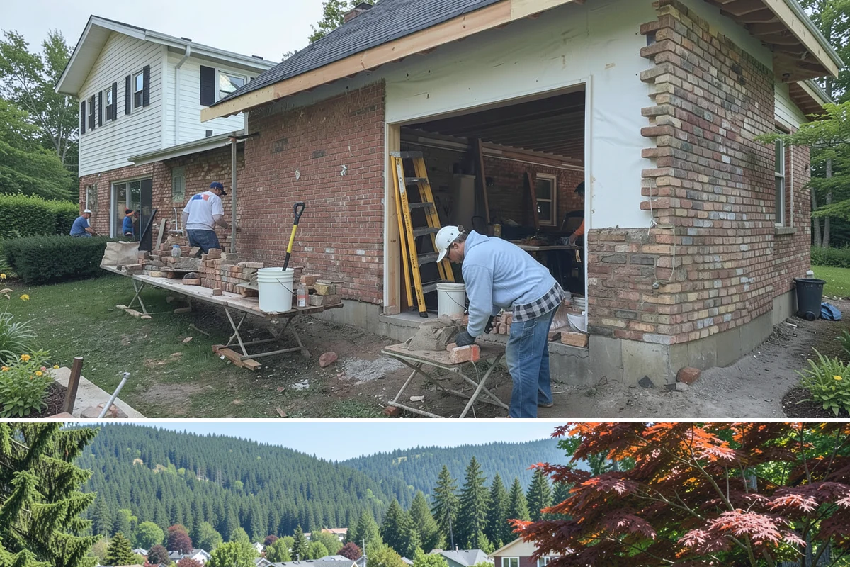 Trash Pull-Out Installation in Index, Snohomish County, WA - Interior cabinet upgrades install cleanly in any season with no weather considerations.