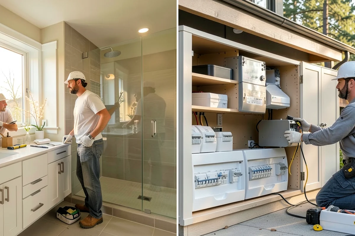 Trash Pull-Out Installation in Lakewood, Pierce County, WA - Select the cabinet and measure the interior