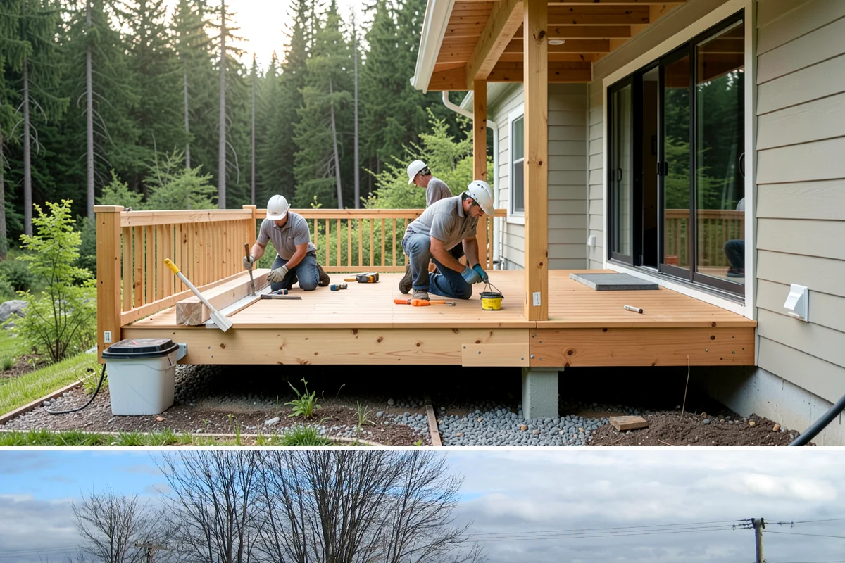 Trash Pull-Out Installation in Langley, Island County, WA - Interior cabinet upgrades install cleanly in any season with no weather considerations.