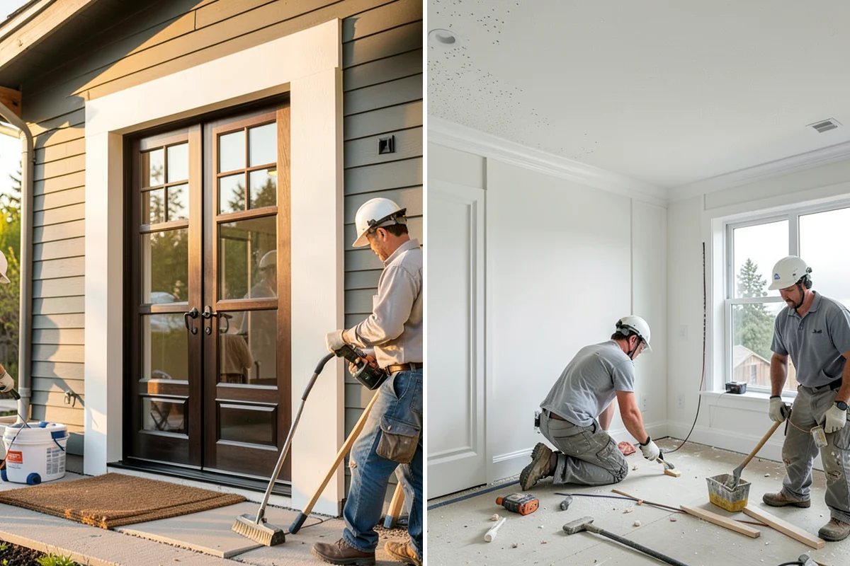 Trash Pull-Out Installation in Maple Valley, King County, WA - Select the cabinet and measure the interior