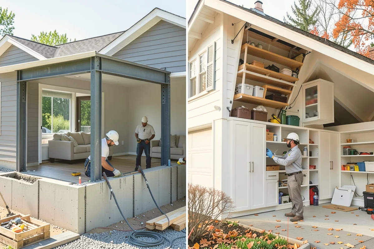 Trash Pull-Out Installation in Newcastle, King County, WA - Select the cabinet and measure the interior