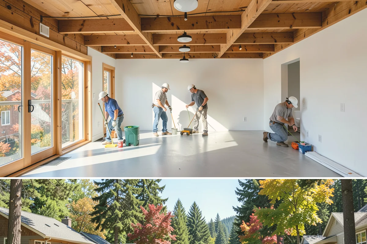 Trash Pull-Out Installation in Orting, Pierce County, WA - Interior cabinet upgrades install cleanly in any season with no weather considerations.