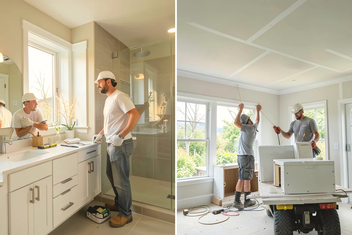 Trash Pull-Out Installation in Ruston, Pierce County, WA - Select the cabinet and measure the interior