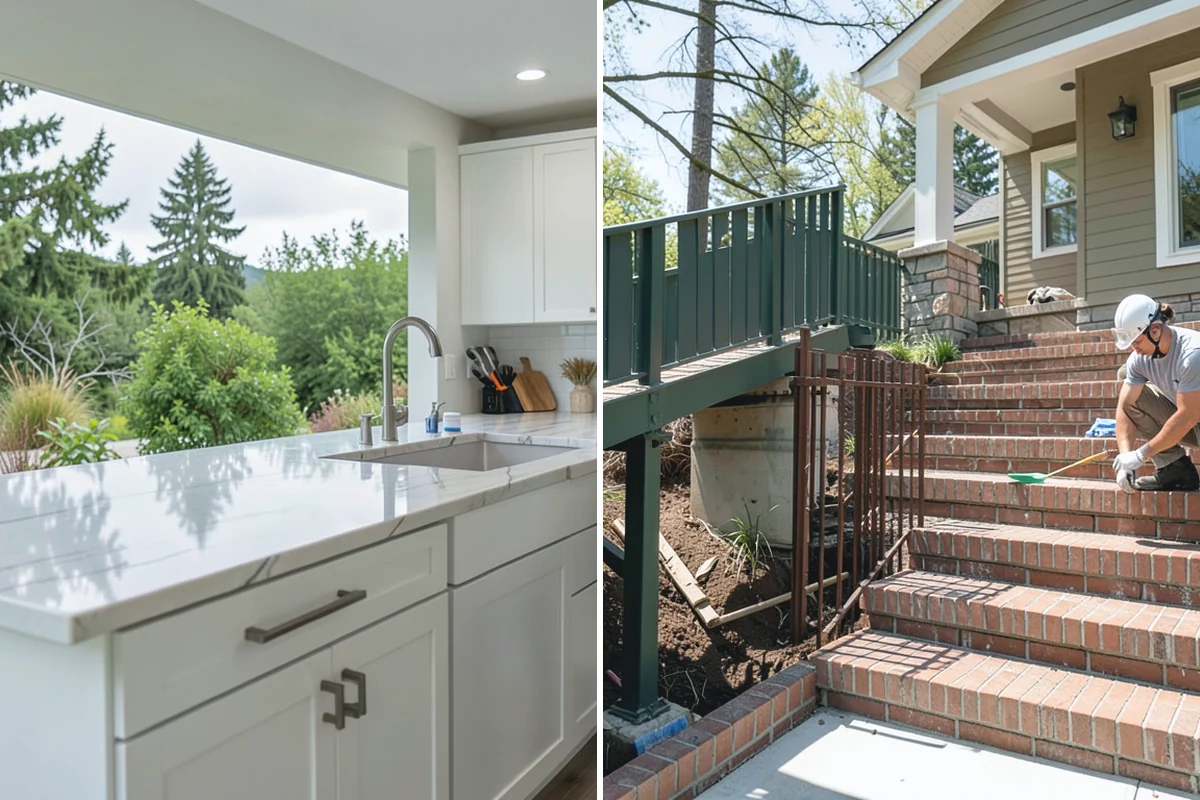 Trash Pull-Out Installation in Skykomish, King County, WA - Select the cabinet and measure the interior