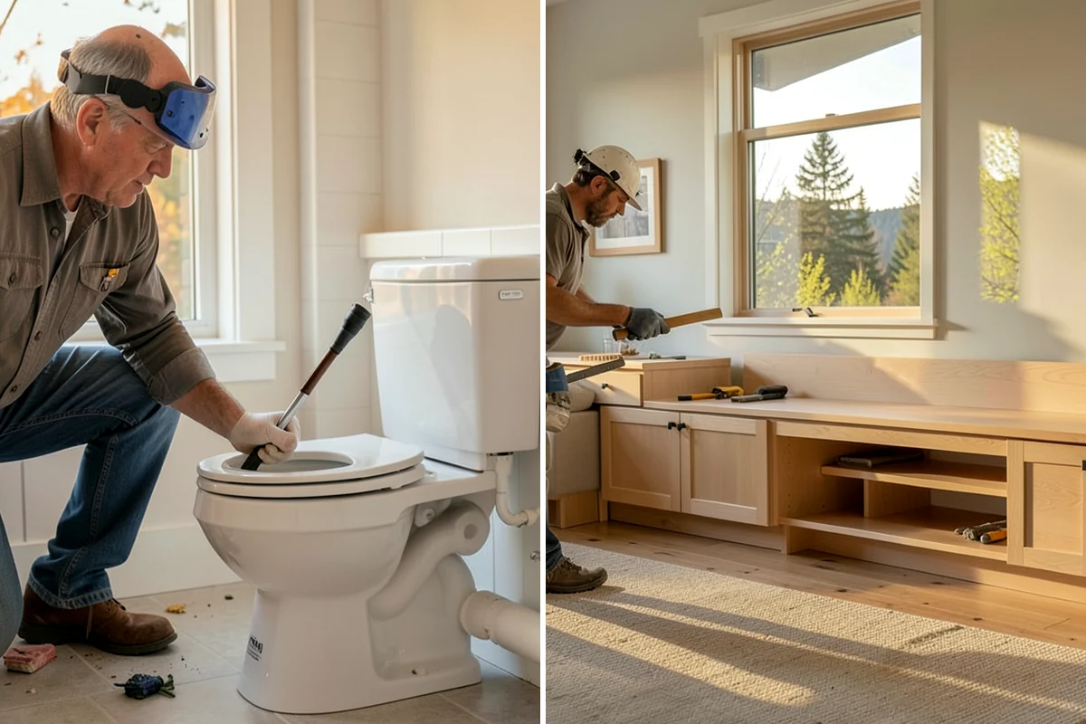 Trash Pull-Out Installation in Snoqualmie, King County, WA - Select the cabinet and measure the interior