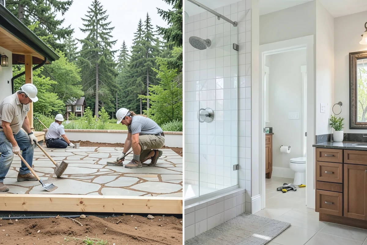 Trash Pull-Out Installation in Wilkeson, Pierce County, WA - Select the cabinet and measure the interior