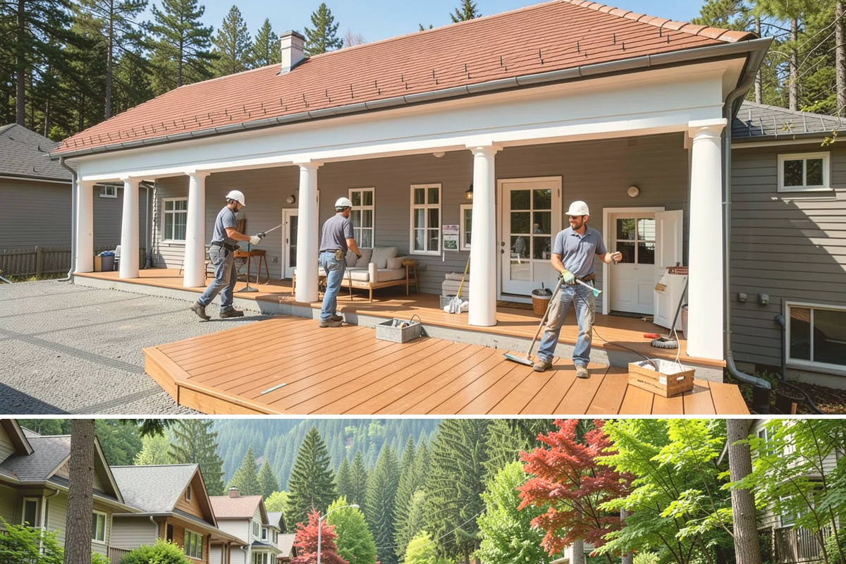 Tray Ceiling Construction in Darrington, Snohomish County, WA - Tray ceiling construction is indoor work suited to any time of year.