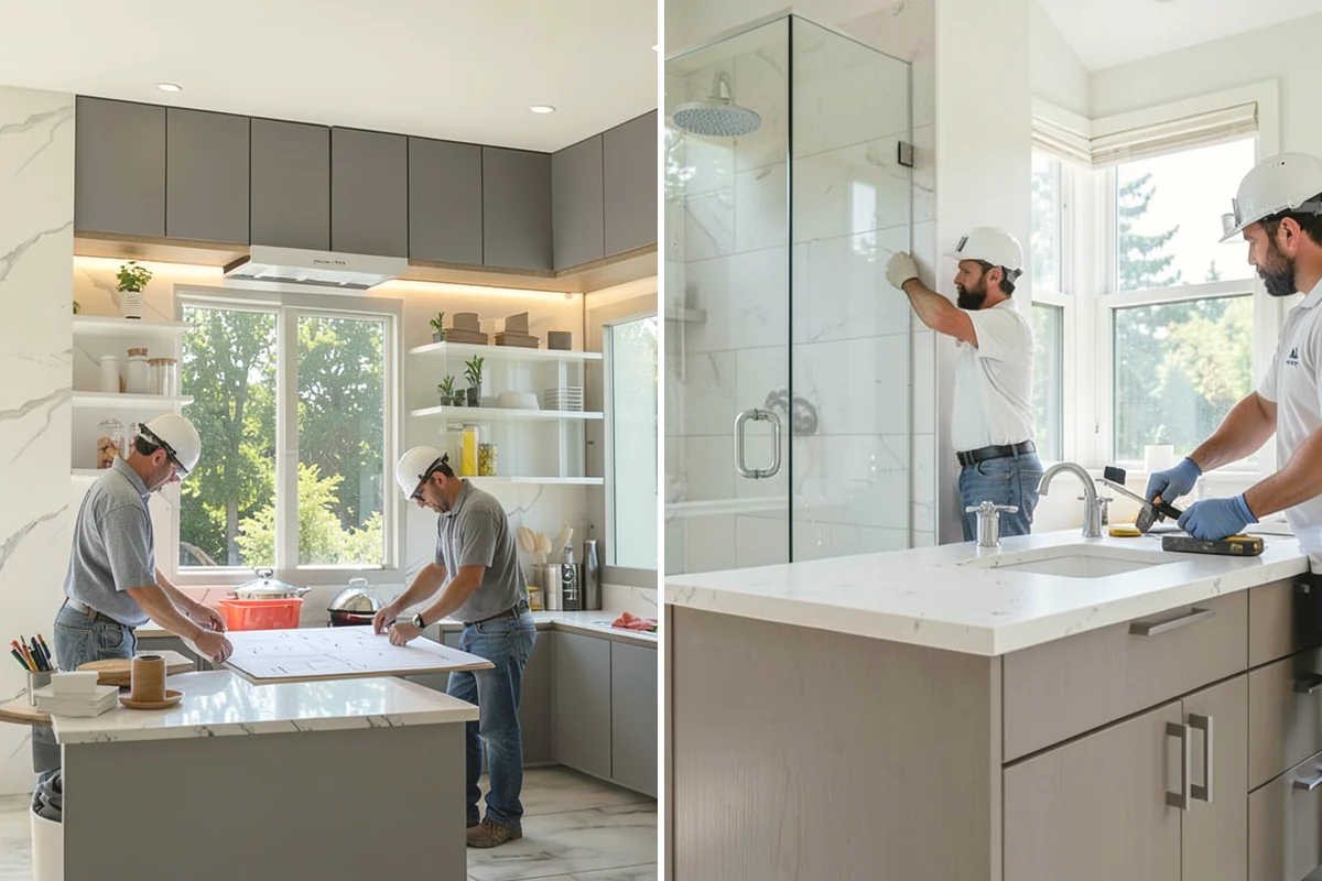 Tray Ceiling Construction in Duvall, King County, WA - Design the tray size, depth, and any lighting