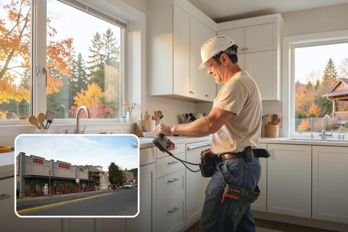 Tray Ceiling Construction in Issaquah, King County, WA - A greater sense of ceiling height and openness