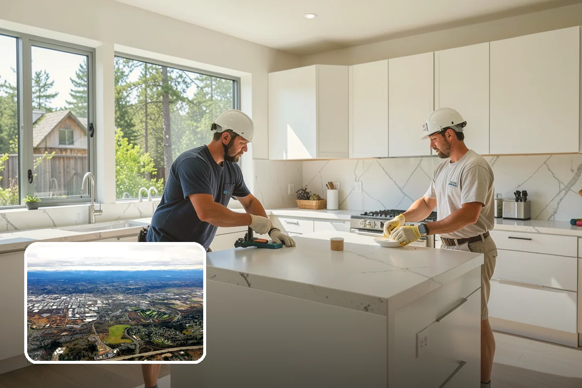 Tray Ceiling Construction in Kent, King County, WA - A greater sense of ceiling height and openness