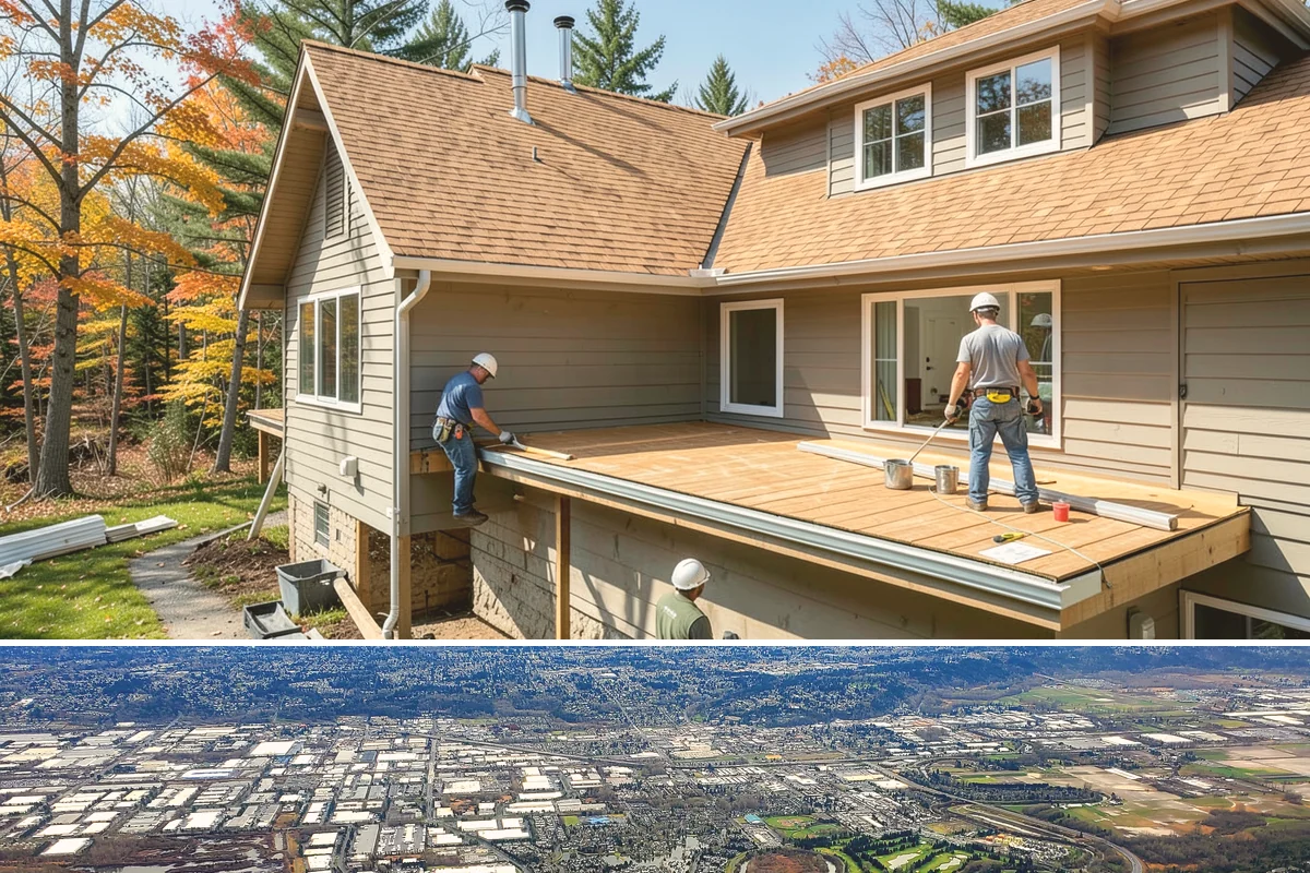 Tray Ceiling Construction in Kent, King County, WA - Tray ceiling construction is indoor work suited to any time of year.